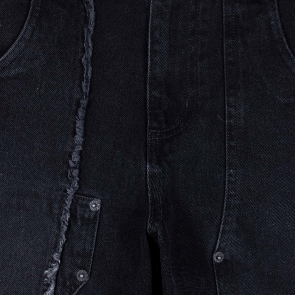 CULTUREWISE TWO STROKE SAINTS SHORTS STRAIGTH DENIM NEGRA