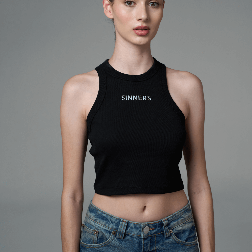 SINNERS TANK TOP MUJER NEGRO