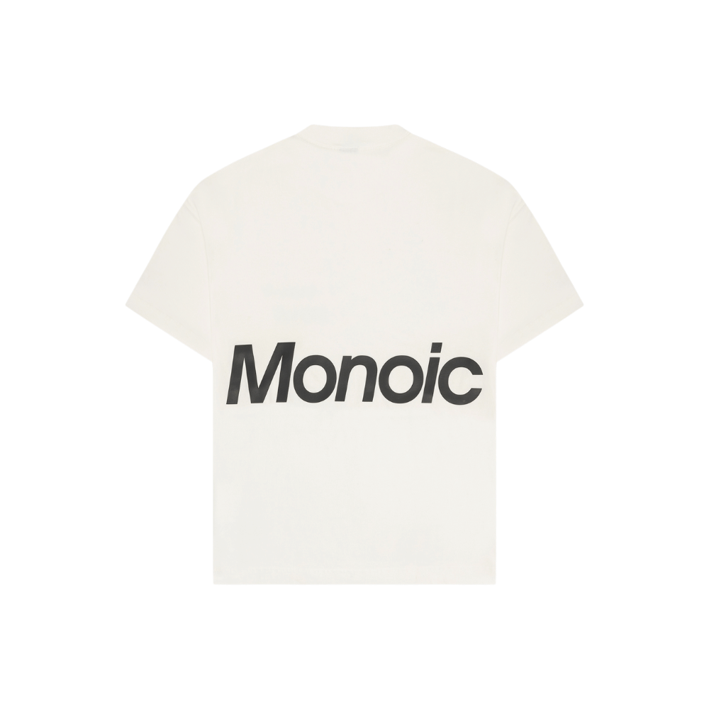 MONOIC SUNSET DREAMS LOGO CAMISETA  BOXY FIT BLANCA