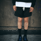 SINNERS GARMENTS SHORTS DE ALGODON NEGROS