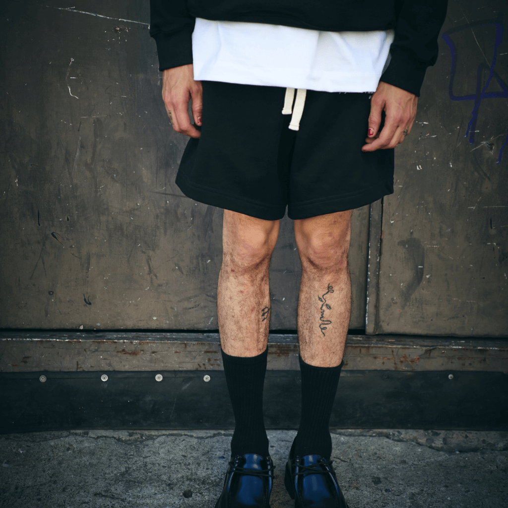 SINNERS GARMENTS SHORTS DE ALGODON NEGROS