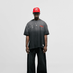 MONOIC TUTTO BENE I CAMISETA OVERSIZED FIT MONZA NEGRO OSCURO