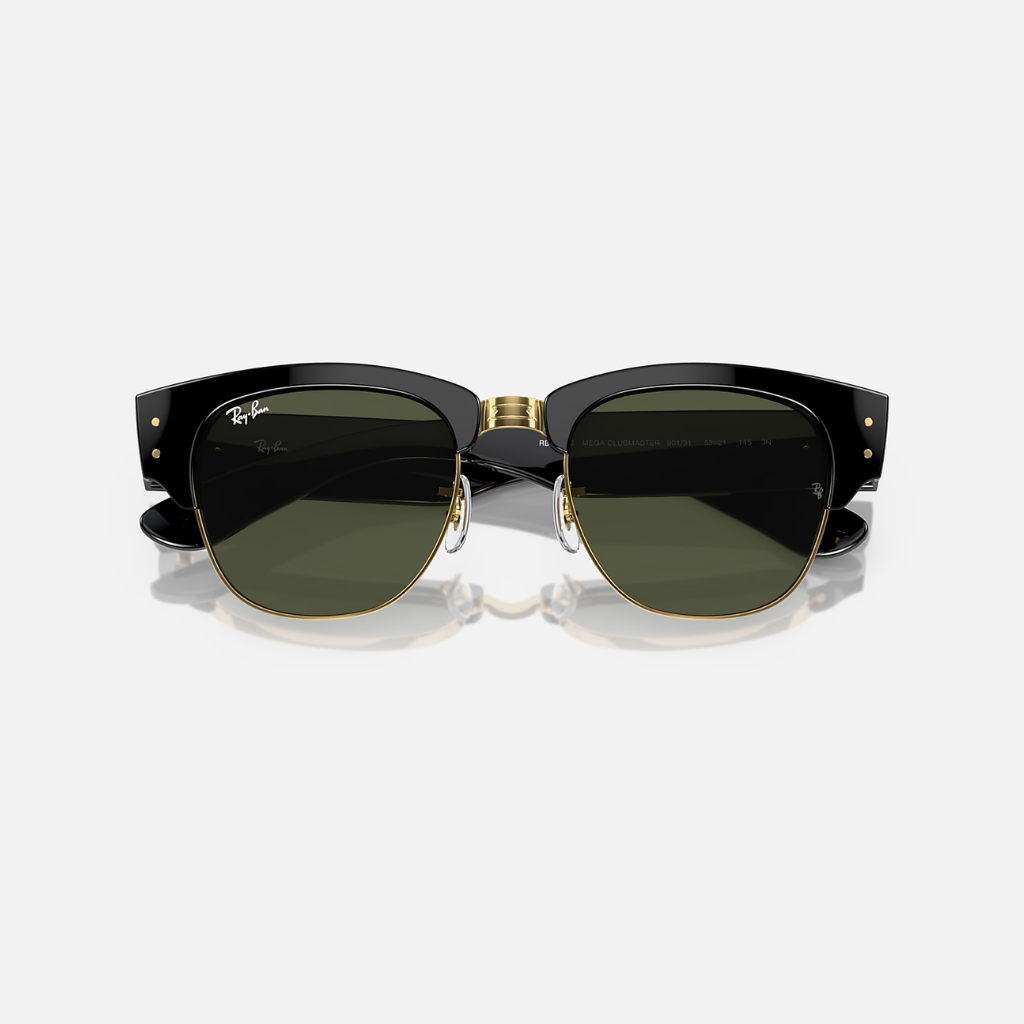 GAFAS RAYBAN MEGA CLUBMASTER NEGRAS / DORADO