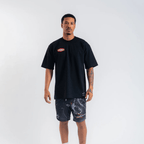 AURUM STARS II CHAMPAGNE CAMISETA OVERSIZED NEGROS