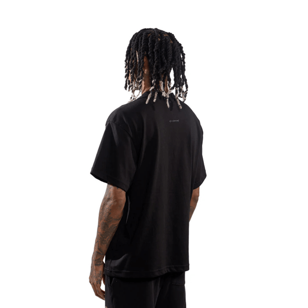 CREEP BRAND CAMISETA OVERSIZE BASICS CHROME V2 NEGRA