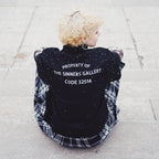 SINNERS THE NIGHT BLACK BUTTON SHIRT