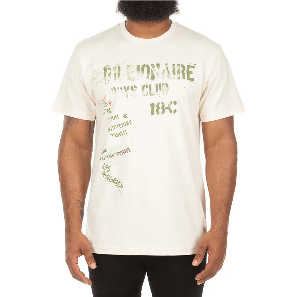 BILLIONAIRE BOYS CLUB SIGNED CAMISETA BLANCA
