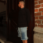 SINNERS LES MACONS LONG SLEEVE CAMISETA BASICA MANGA LARGA NEGRA