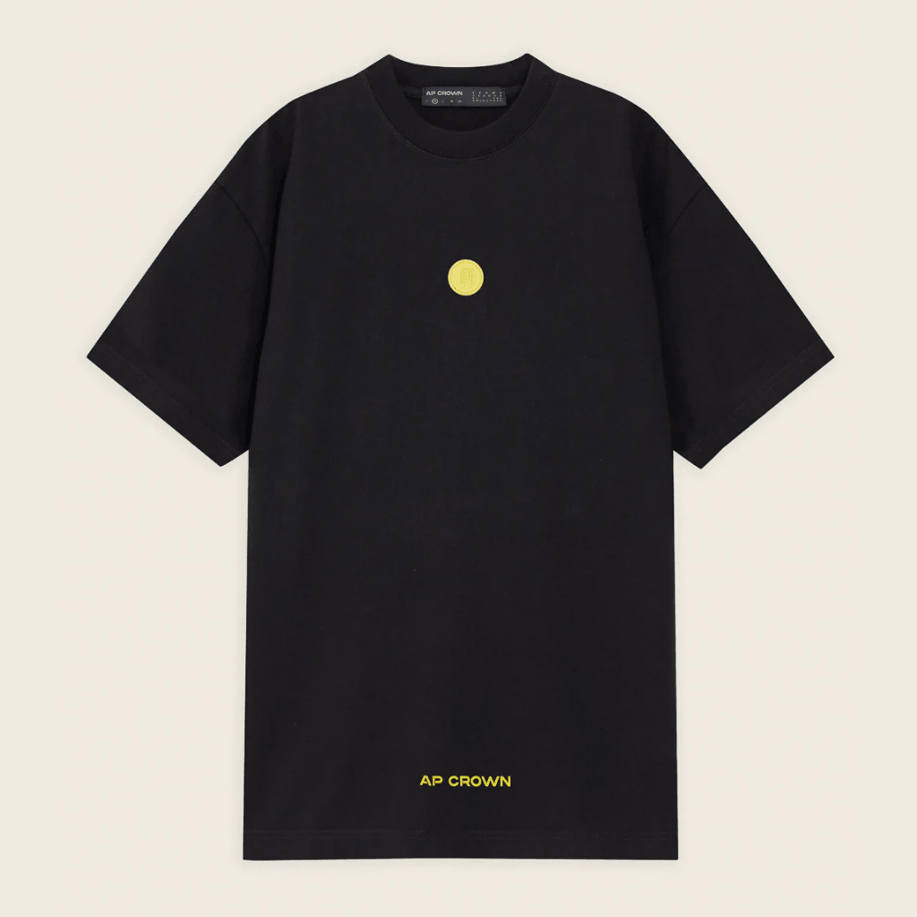 AP CROWN SIGNAL CAMISETA ASHEN BLACK REGULAR NEGRO