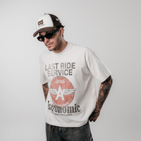 ASTRONOMIC CAN I GET A RIDE? GASOLINE CAMISETA OVERSIZED BLANCA