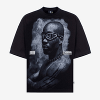 CULTUREWISE TWO STROKE SAINTS CAMISETA OVERSIZED DMX NEGRA