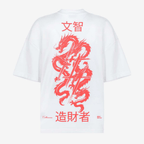 CULTURE WISE KONBINI CAMISETA BLANCA JAPAN DRAGON