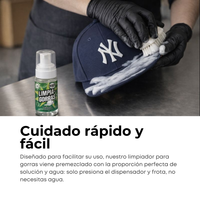 ESPUMA SHAMPOO LIMPIADOR PARA GORRAS