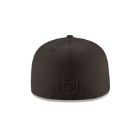 NEW ERA 59FIFTY NFL LAS VEGAS RAIDERS BLACK ON BLACK GORRA CERRADA NEGRA