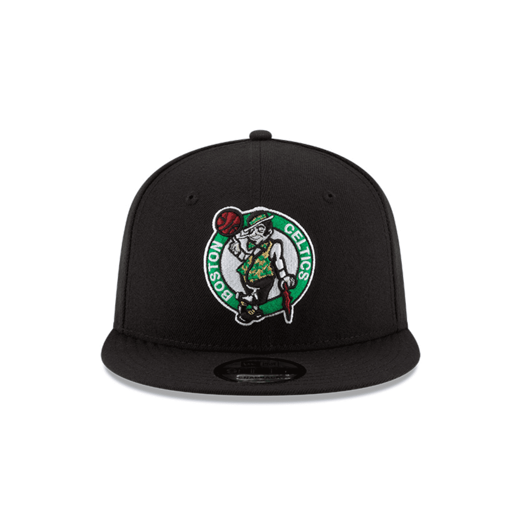 NEW ERA 9FIFTY NBA BOSTON CELTICS GORRA AJUSTABLE NEGRA LOGO VERDE