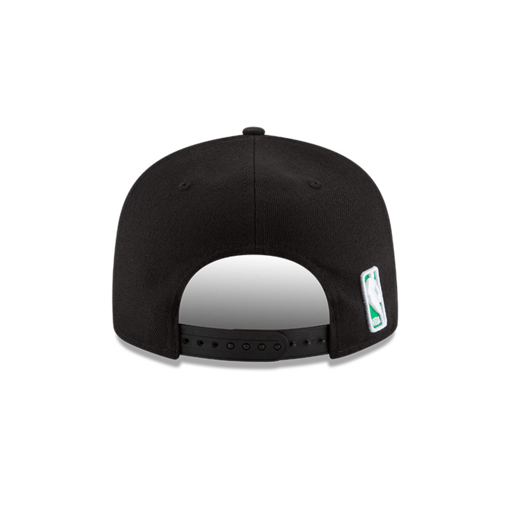 NEW ERA 9FIFTY NBA BOSTON CELTICS GORRA AJUSTABLE NEGRA LOGO VERDE