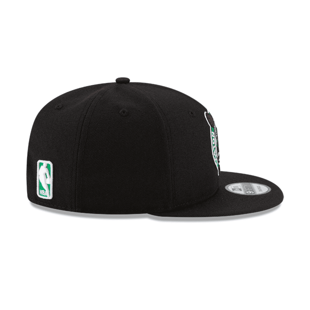 NEW ERA 9FIFTY NBA BOSTON CELTICS GORRA AJUSTABLE NEGRA LOGO VERDE