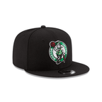 NEW ERA 9FIFTY NBA BOSTON CELTICS GORRA AJUSTABLE NEGRA LOGO VERDE