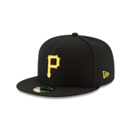 NEW ERA 59FIFTY MLB PITTSBURGH PIRATES ON FIELD GORRA CERRADA NEGRA
