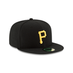 NEW ERA 59FIFTY MLB PITTSBURGH PIRATES ON FIELD GORRA CERRADA NEGRA