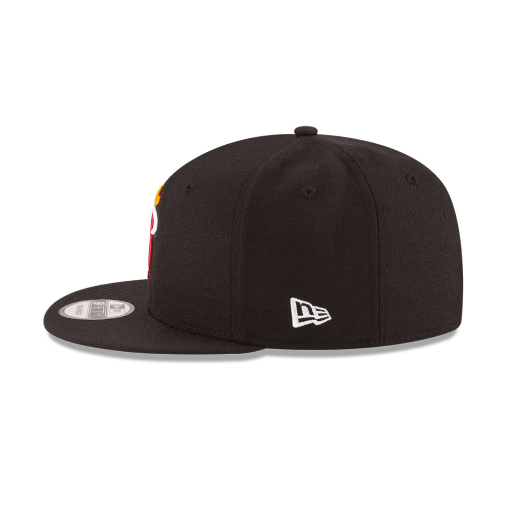 NEW ERA 9FIFTY MLB MIAMI HEAT MVP GORRA AJUSTABLE NEGRA