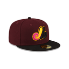 NEW ERA 59FIFTY MLB MONTREAL EXPOS COOPERSTOWN GORRA CERRADA MORADA