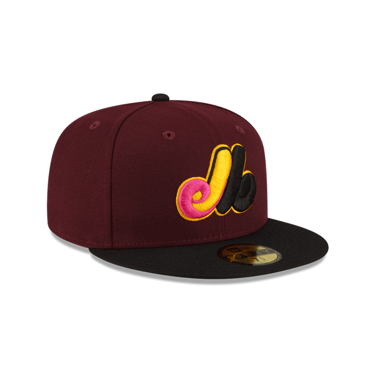 NEW ERA 59FIFTY MLB MONTREAL EXPOS COOPERSTOWN GORRA CERRADA MORADA
