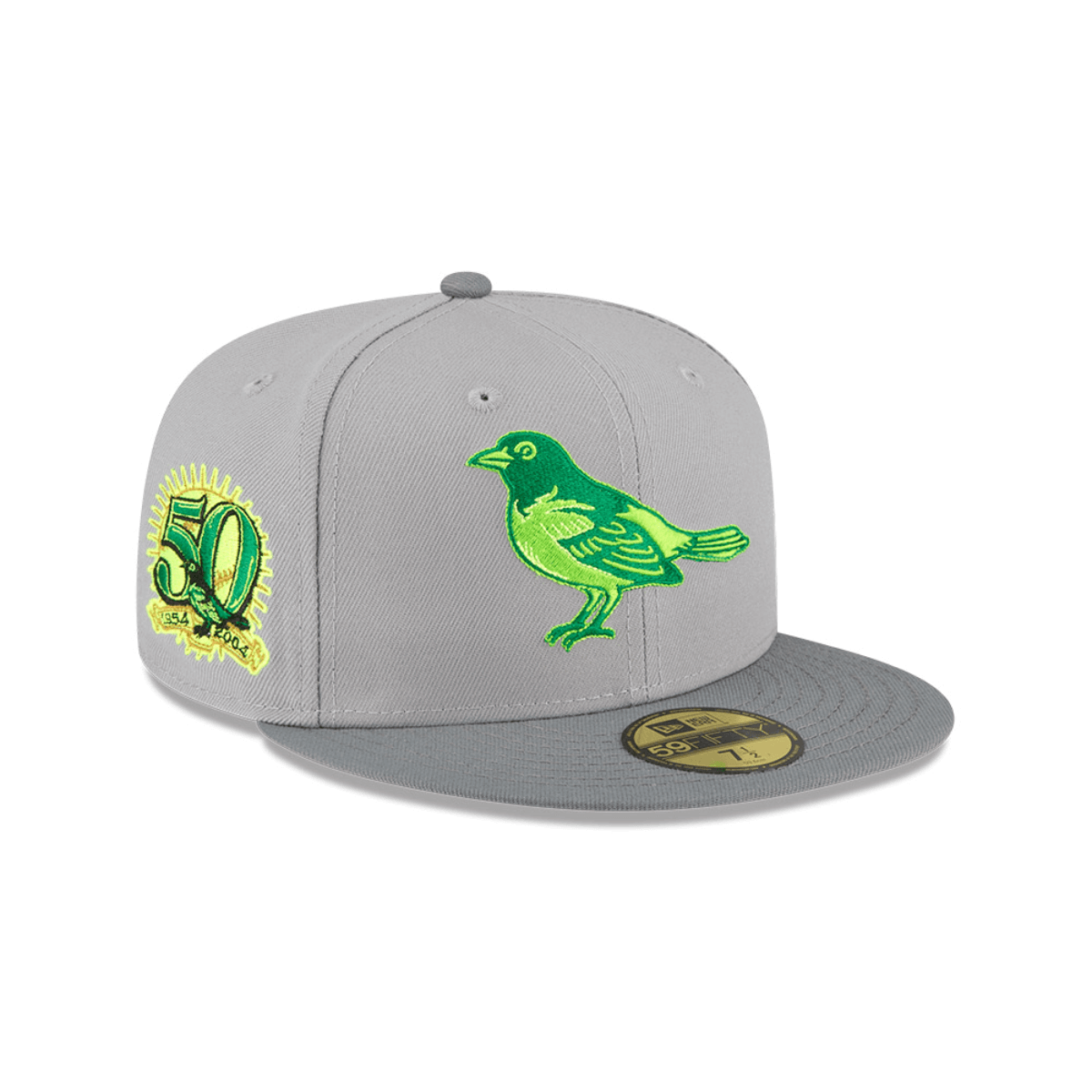 NEW ERA 59FIFTY MLB BALTIMORE ORIOLES 50 ANNIVERSARY GORRA CERRADA GRIS