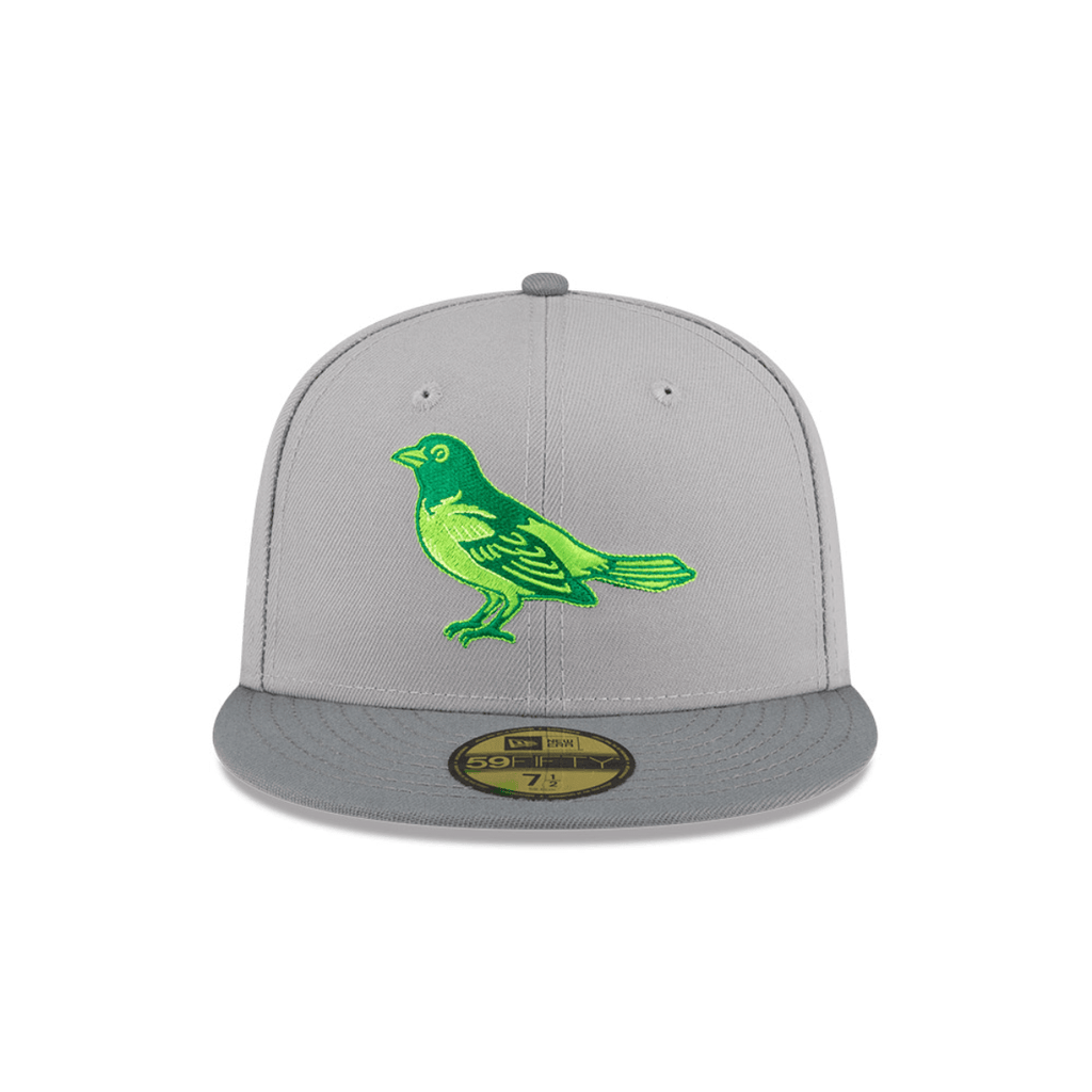 NEW ERA 59FIFTY MLB BALTIMORE ORIOLES 50 ANNIVERSARY GORRA CERRADA GRIS