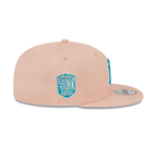 NEW ERA 9FIFTY MLB OAKLAND ATHLETICS AQUA GORRA AJUSTABLE ROSADA