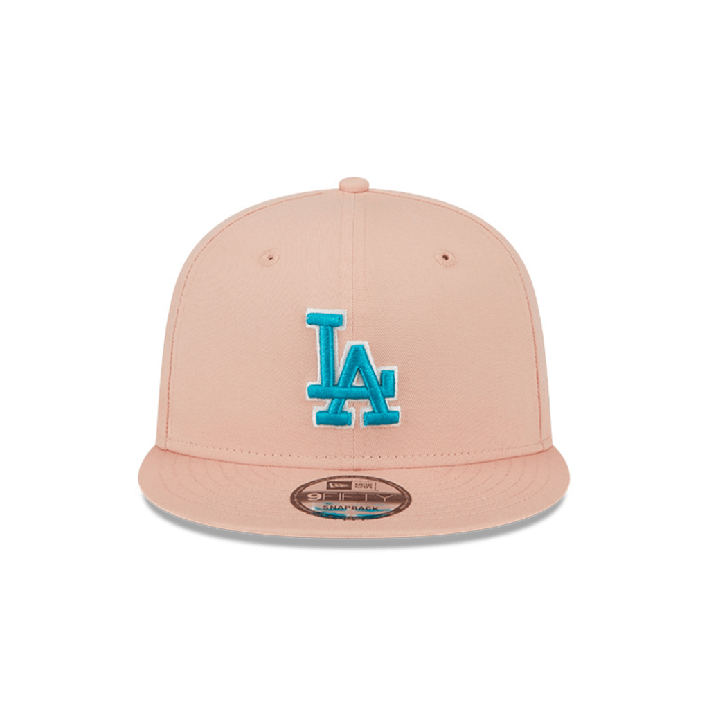 NEW ERA 9FIFTY MLB LOS ANGELES DODGERS BLUE SKY AQUA COLLECTION GORRA AJUSTABLE ROSADA