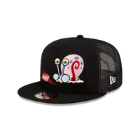 NEW ERA 9FIFTY  GARY BOB ESPONJA TRUCKER GORRA AJUSTABLE NEGRA