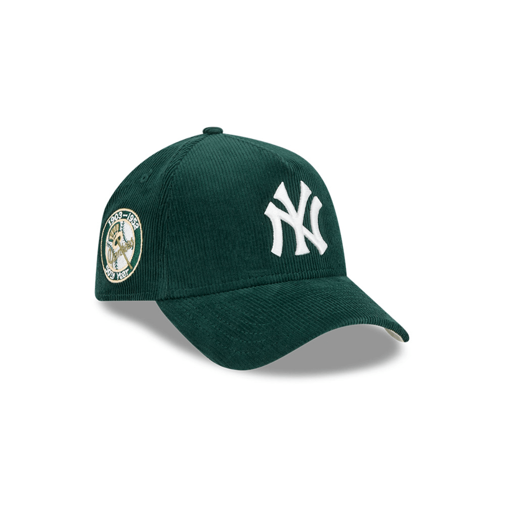 NEW ERA 9FORTY A FRAME MLB NEW YORK YANKEES CORD GORRA AJUSTABLE VERDE