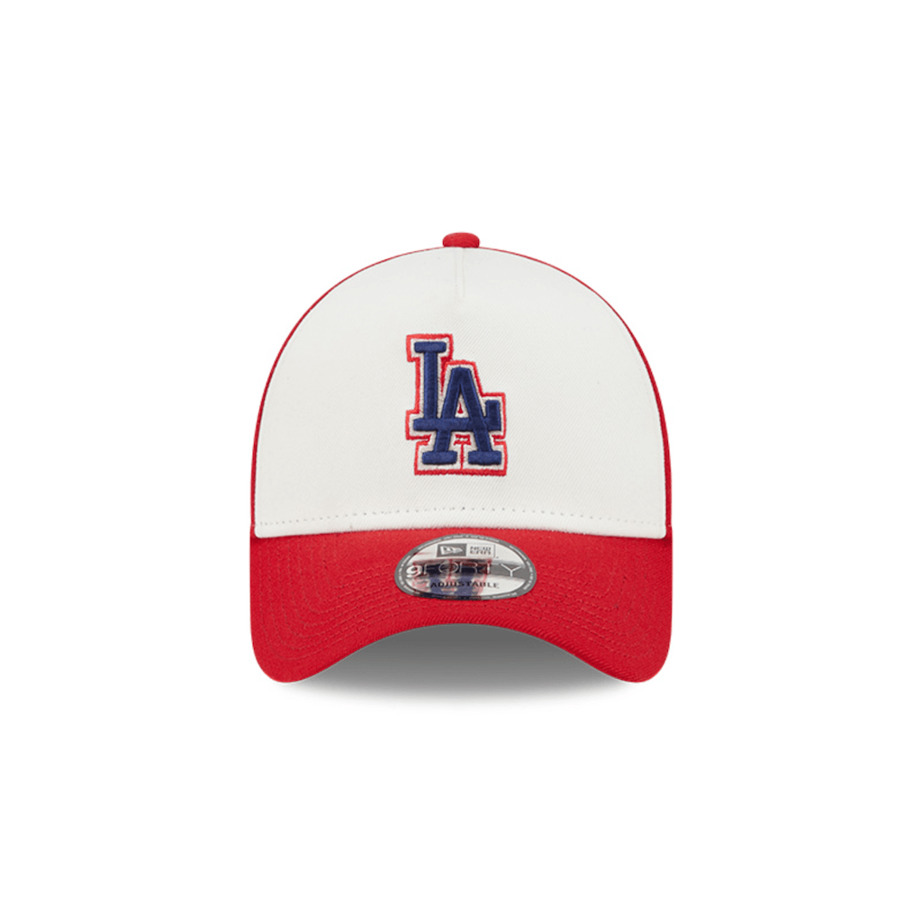 NEW ERA 9FORTY A FRAME MLB LOS ANGELES DODGERS CHROME RED GORRA AJUSTABLE ROJA