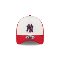 NEW ERA 9FORTY A FRAME MLB NEW YORK YANKEES CHROME RED GORRA AJUSTABLE ROJA