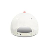 NEW ERA 9FORTY A-FRAME MLB NEW YORK YANKEES TONAL CHROME CORAL GORRA AJUSTABLE BLANCA