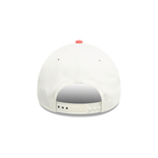 NEW ERA 9FORTY A-FRAME MLB LOS ANGELES DODGERS  TONAL CHROME CORAL GORRA AJUSTABLE BLANCA