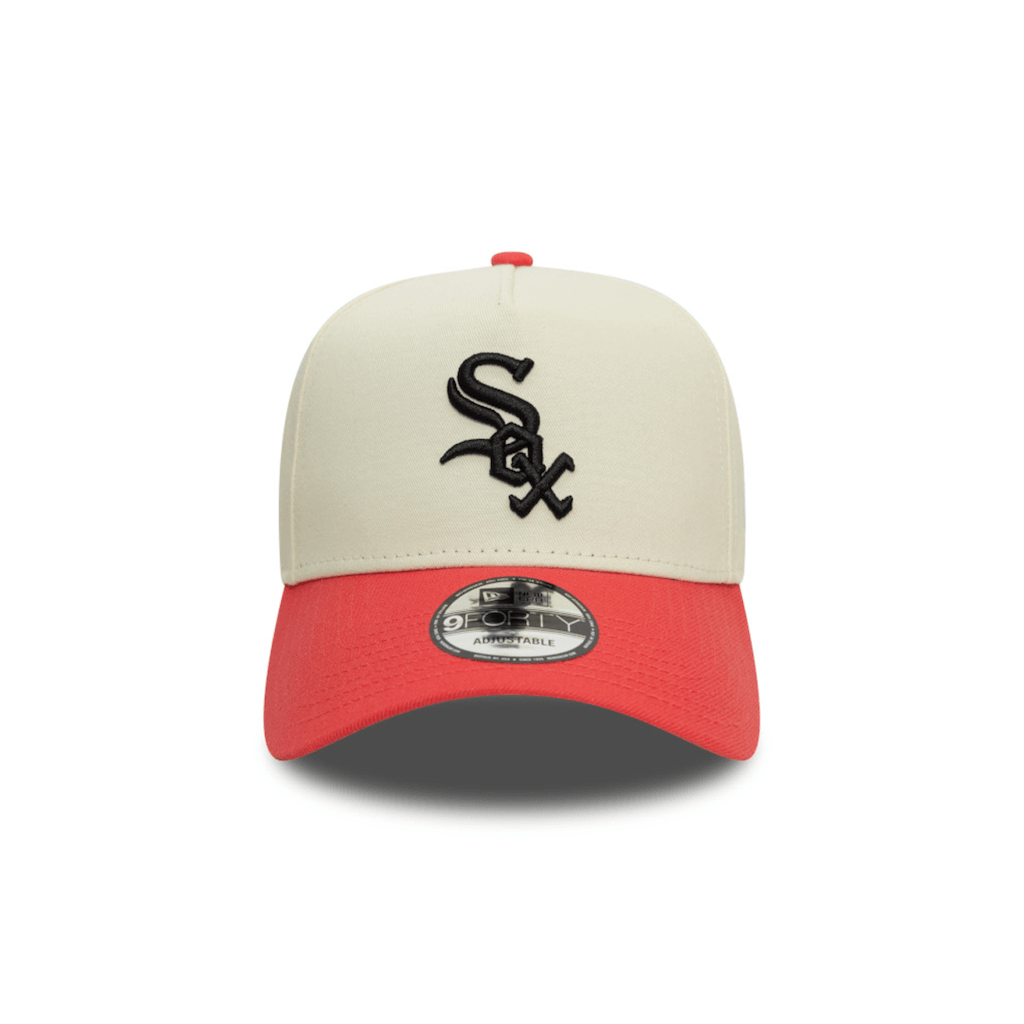 NEW ERA 9FORTY A FRAME MLB CHICAGO WHITE SOX CHROME CORAL COLLECTION GORRA AJUSTABLE BLANCO