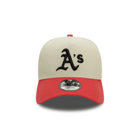 NEW ERA 9FORTY A FRAME MLB OAKLAND ATHLETICS CHROME CORAL COLLECTION GORRA AJUSTABLE BLANCO