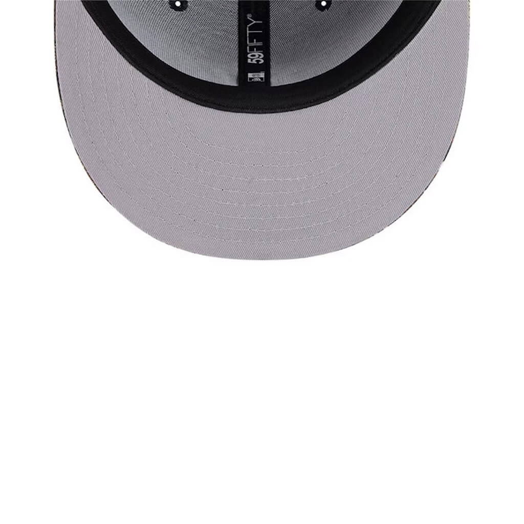 NEW ERA 59FIFTY MLB NEW YORK YANKEES REAL TEE VISOR GORRA CERRADA NEGRA