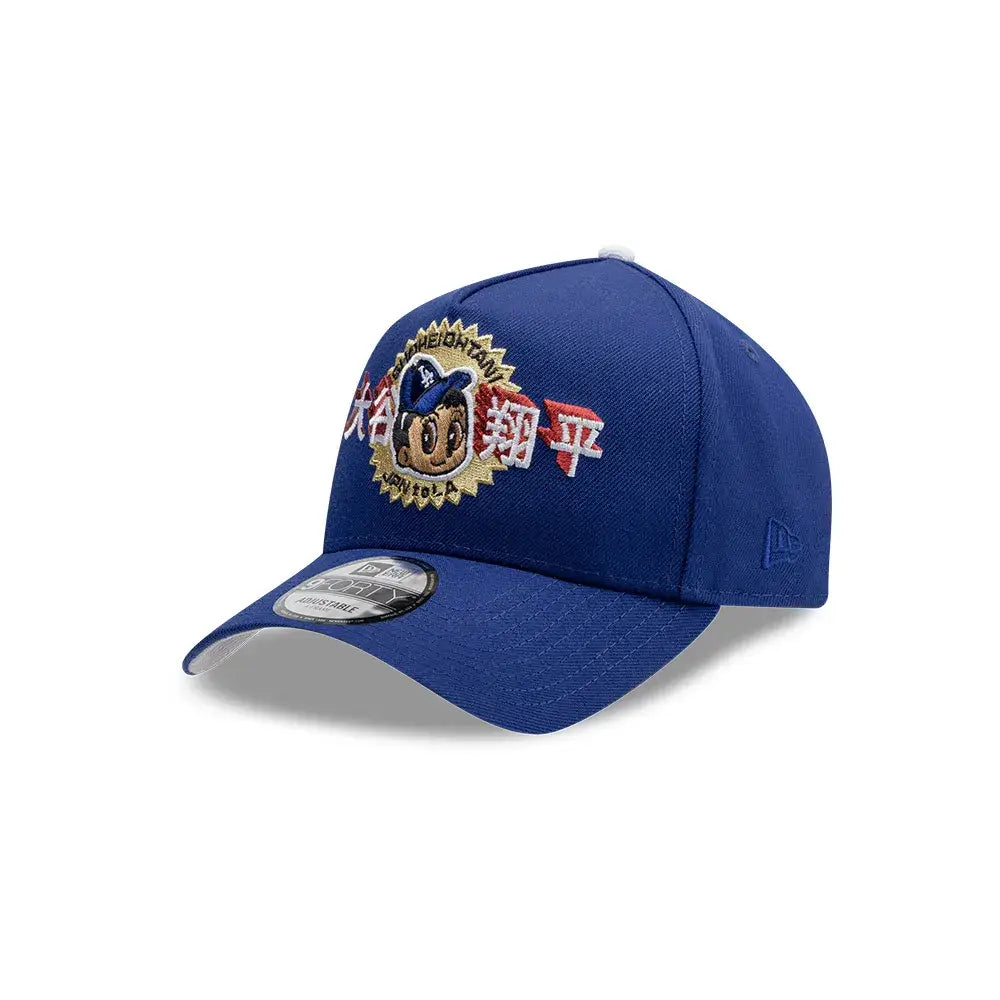 NEW ERA 9FORTY A-FRAME MLB LOS ANGELES DODGERS OHTANI DARK ROYAL GORRA AJUSTABLE AZUL