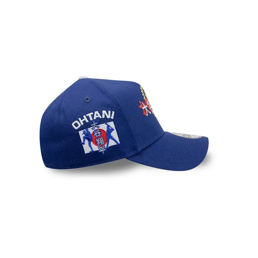 NEW ERA 9FORTY A-FRAME MLB LOS ANGELES DODGERS OHTANI DARK ROYAL GORRA AJUSTABLE AZUL