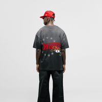 MONOIC TUTTO BENE I CAMISETA OVERSIZED FIT MONZA NEGRO OSCURO