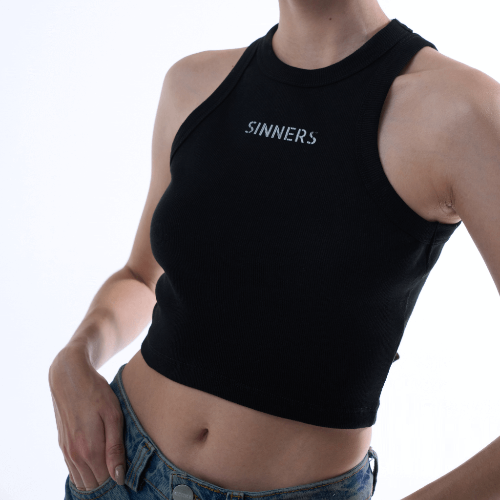 SINNERS TANK TOP MUJER NEGRO