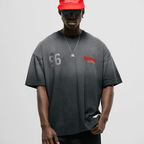 MONOIC TUTTO BENE I CAMISETA OVERSIZED FIT MONZA NEGRO OSCURO