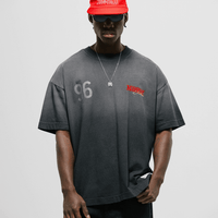 MONOIC TUTTO BENE I CAMISETA OVERSIZED FIT MONZA NEGRO OSCURO