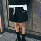 SINNERS GARMENTS SHORTS DE ALGODON NEGROS