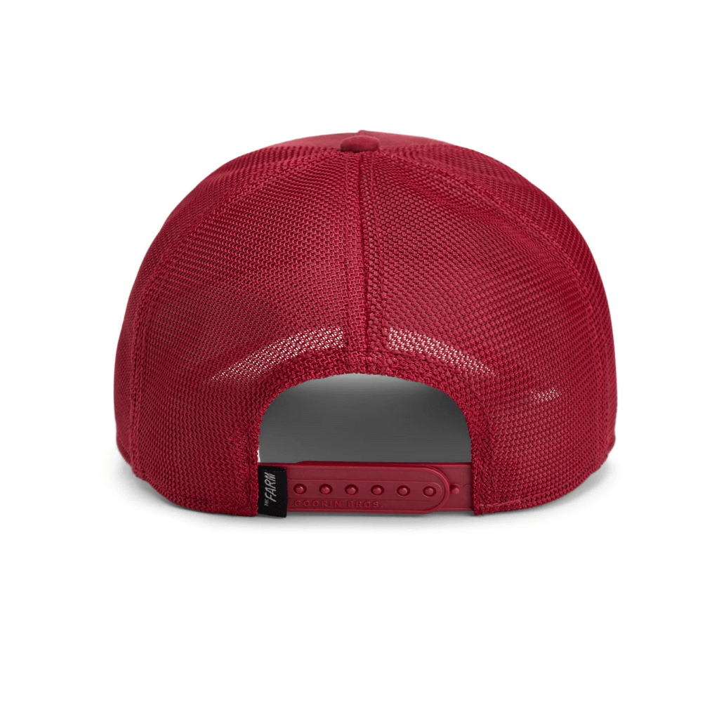 GOORIN BROS THE SUEDE RHINO GORRA CAMIONERA AJUSTABLE ROJA