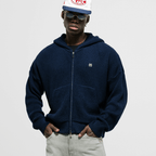 MONOIC TUTTO BENE 2 ZIP KNITWEAR BUZO AZUL NAVY