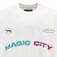AURUM METROPOLIS III MIAMI 2.0 CAMISETA OVERSIZED BLANCA